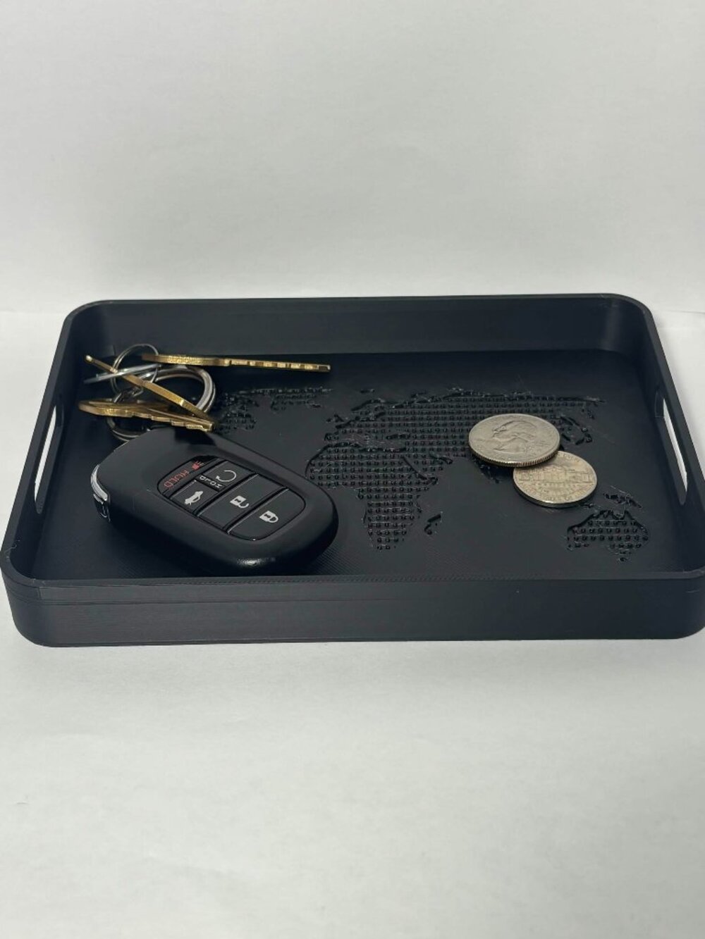 Modern Heptagonal Key & Coin Catcher Bowl